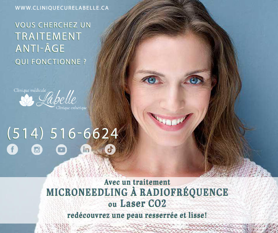 Avec un traitement MICRONEEDLING À RADIOFRÉQUENCE ou LASER CO2 redécouvrez une peau resserrée et lisse!