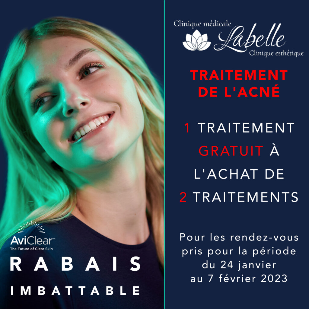 Traitements contre l'acné - RABAIS imbattable!